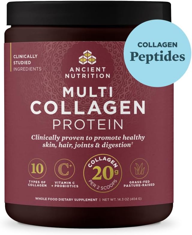 Transform Your Health with Our Multi Collagen Protein Powder - Unflavored, 40 Servings of Skin, Joint, and Gut Support