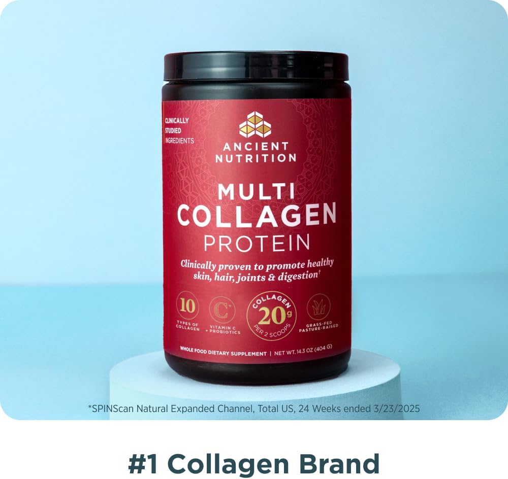 Transform Your Health with Our Multi Collagen Protein Powder - Unflavored, 40 Servings of Skin, Joint, and Gut Support