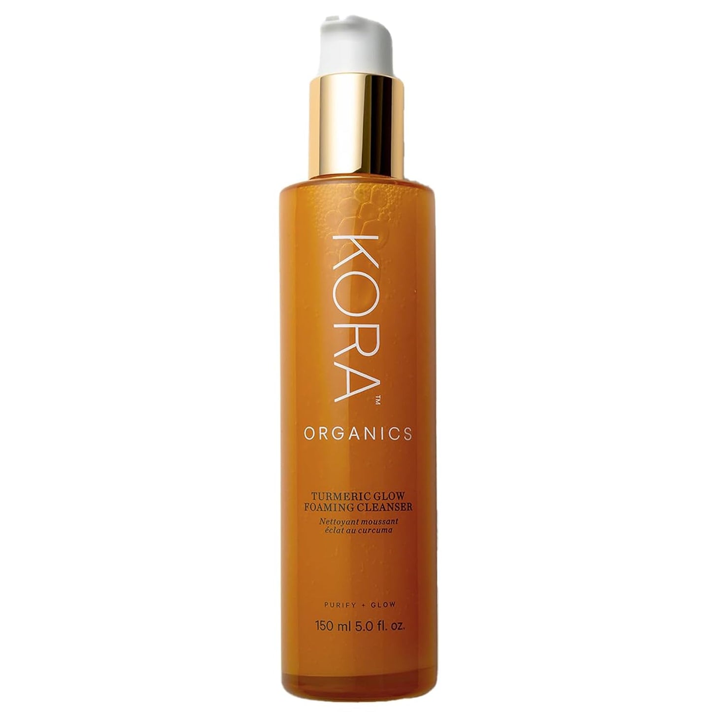 Revitalize Your Skin with KORA Organics Turmeric Glow Foaming Cleanser - Nourishing, Organic, and Cruelty-Free 5.07 Oz