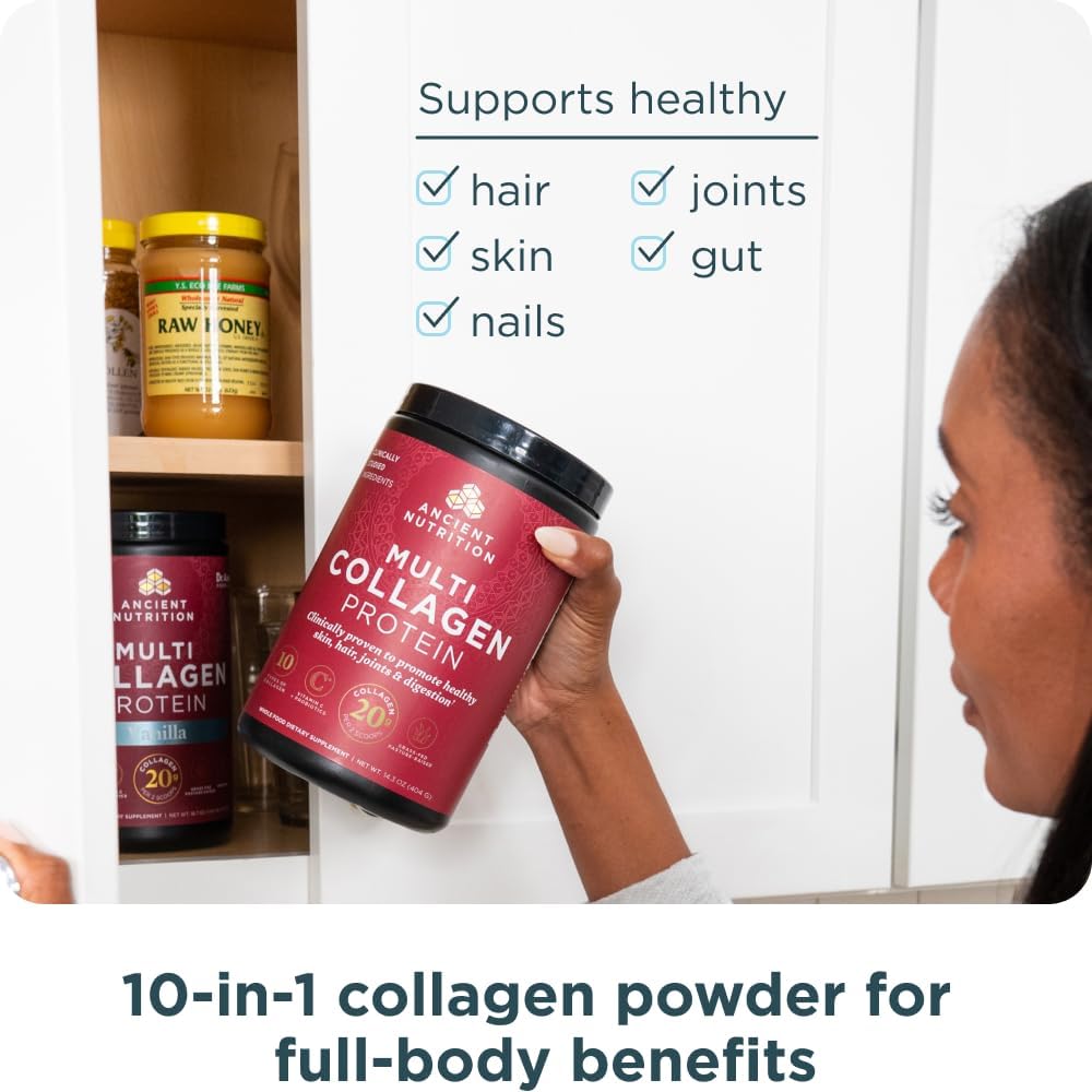Transform Your Health with Our Multi Collagen Protein Powder - Unflavored, 40 Servings of Skin, Joint, and Gut Support
