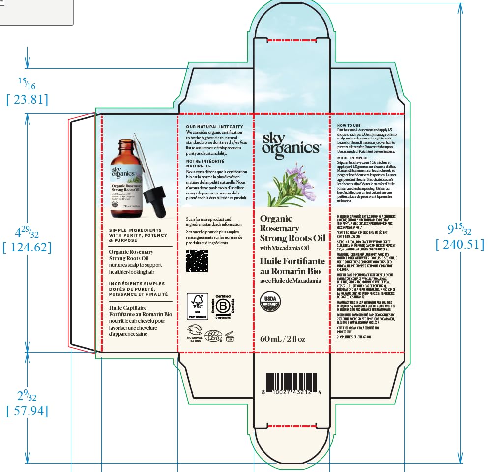 Revitalize Your Hair with Organic Rosemary Oil - Powerful Hair Growth Serum Infused with Macadamia, Jojoba & Essential Oils - 2 Fl Oz of Natural Beauty