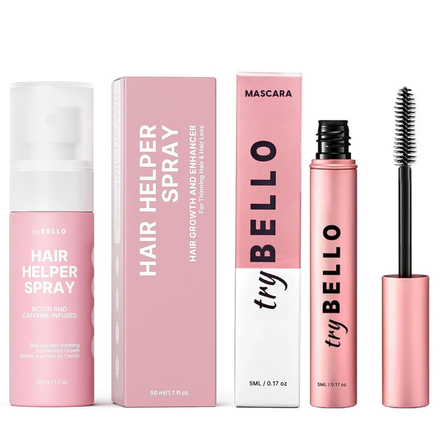 Hair Helper Spray +  Eyelash Growth Mascara