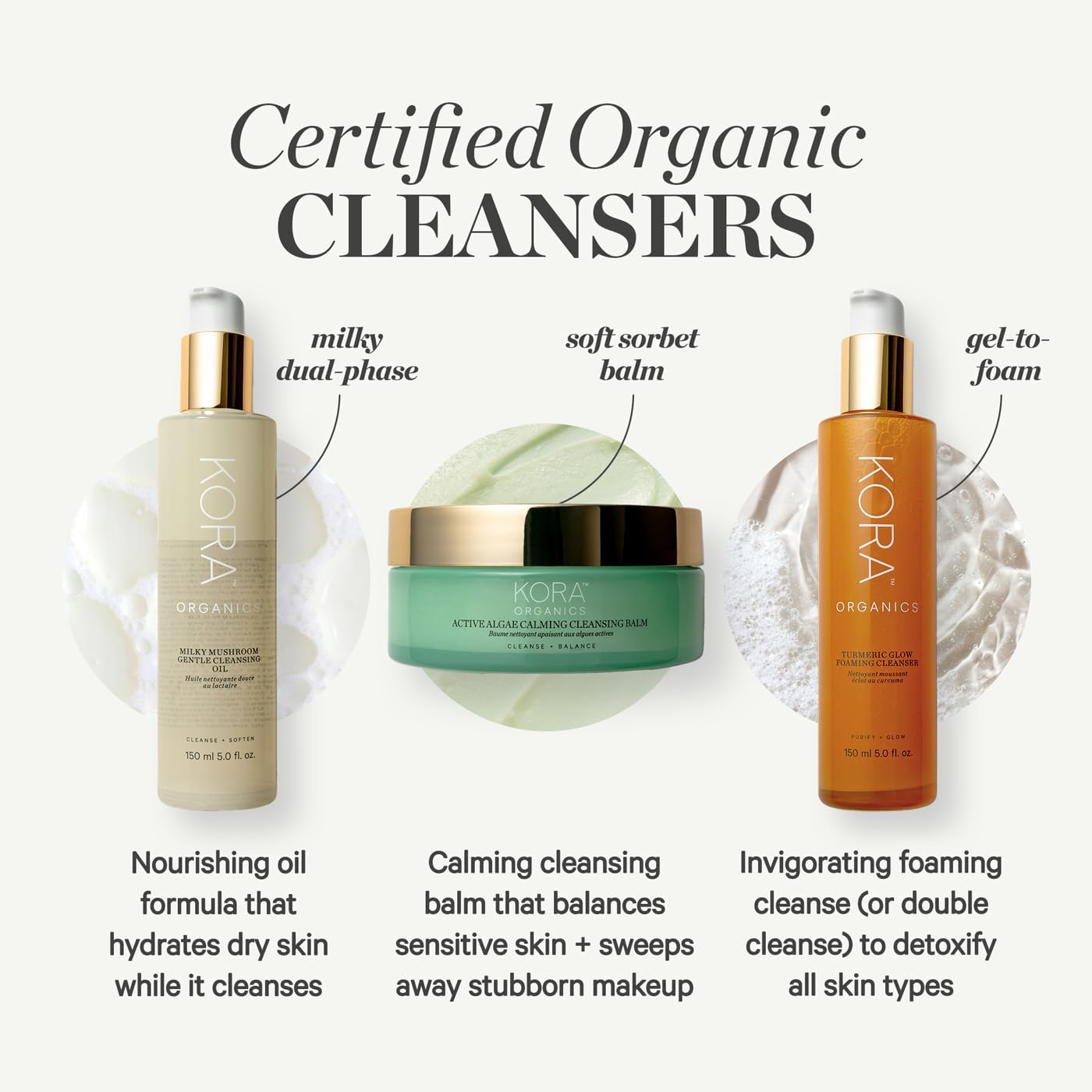 Revitalize Your Skin with KORA Organics Turmeric Glow Foaming Cleanser - Nourishing, Organic, and Cruelty-Free 5.07 Oz