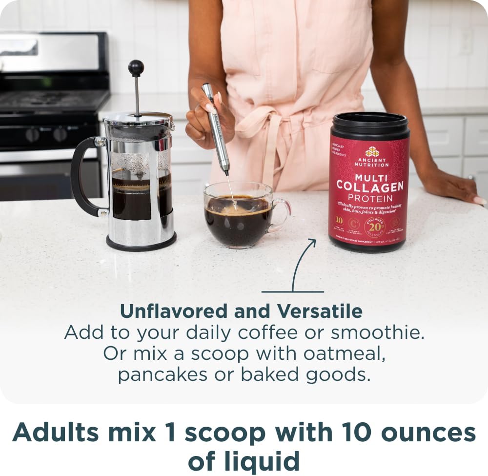 Transform Your Health with Our Multi Collagen Protein Powder - Unflavored, 40 Servings of Skin, Joint, and Gut Support