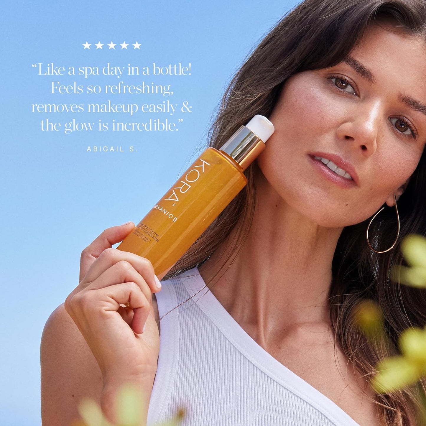 Revitalize Your Skin with KORA Organics Turmeric Glow Foaming Cleanser - Nourishing, Organic, and Cruelty-Free 5.07 Oz