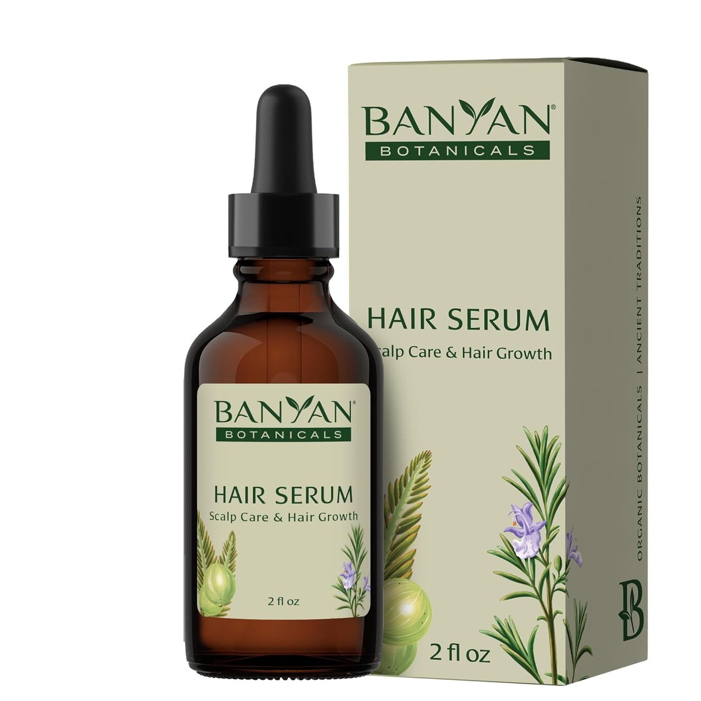 Revitalize Your Hair with Our Ayurvedic Herbal Oil Serum – Nourishing Scalp Care & Promoting Healthy Growth with Organic Amla, Rosemary & Castor Oil – 2 Fl Oz – Vegan & Sustainably Sourced