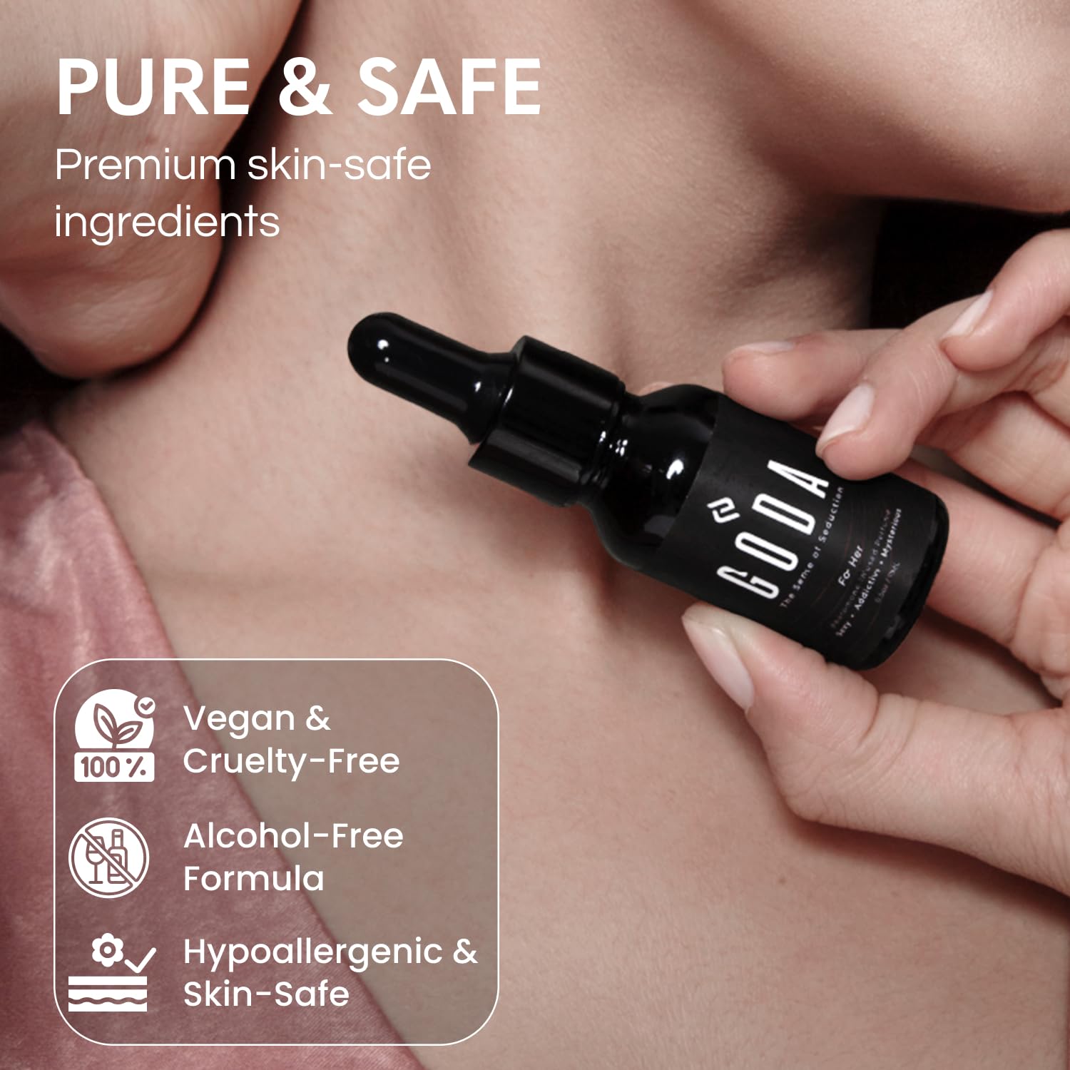 Pheromone Perfume for Women - Original Long-Lasting Fragrance with Jasmine and Rose, Vegan and Cruelty-Free - 15ml/0.50 fl. oz.