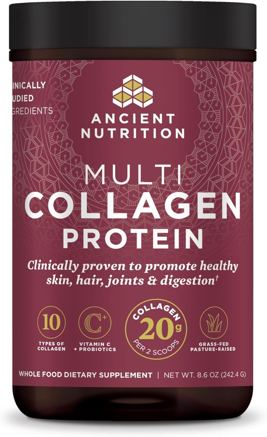 Transform Your Health with Our Multi Collagen Protein Powder - Unflavored, 40 Servings of Skin, Joint, and Gut Support