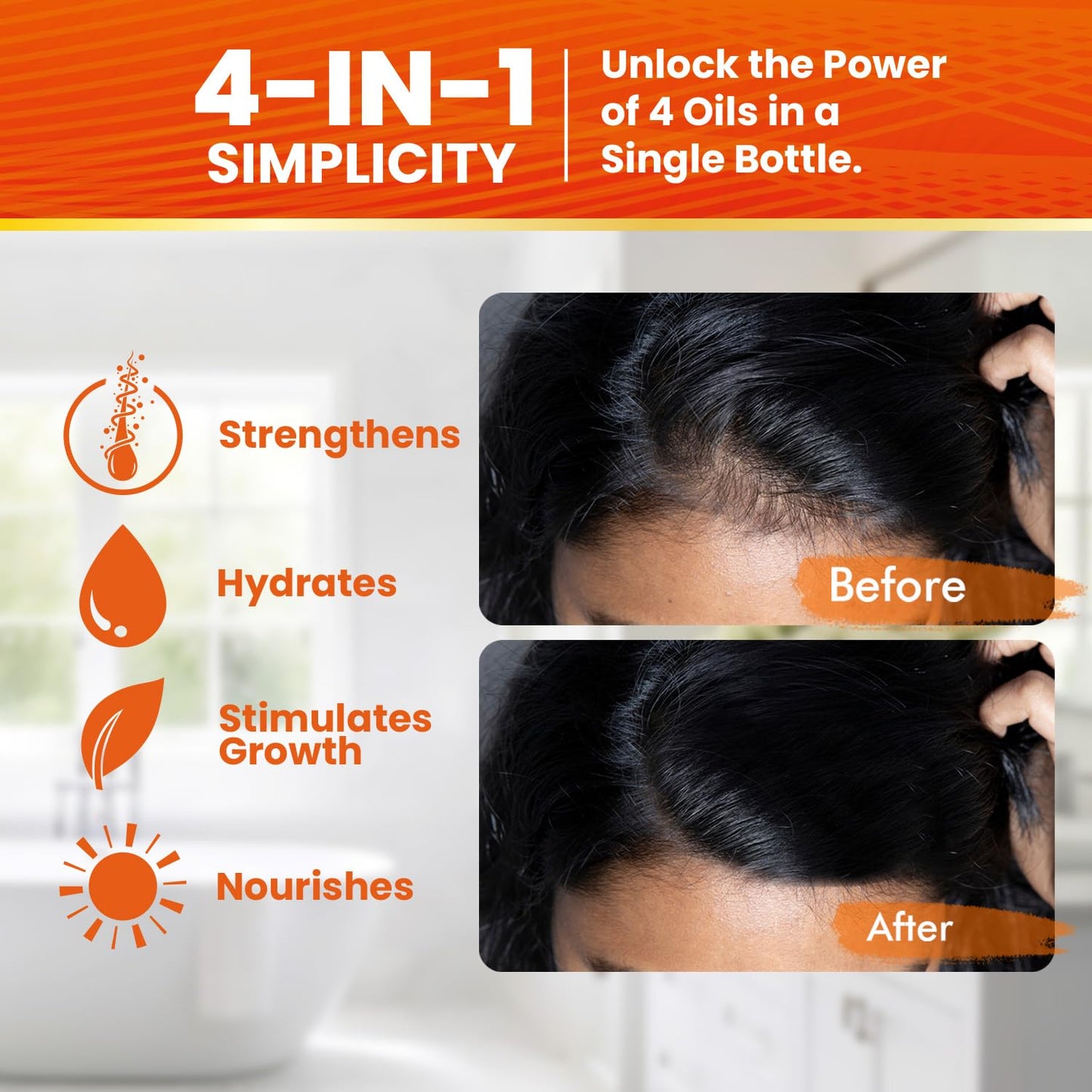 Batana Oil for Hair Growth with Rosemary, Castor, and Pumpkin Seed Oils - 100% Pure Unrefined Honduran Formula for Strengthening and Nourishing Scalp and Hair (5oz)