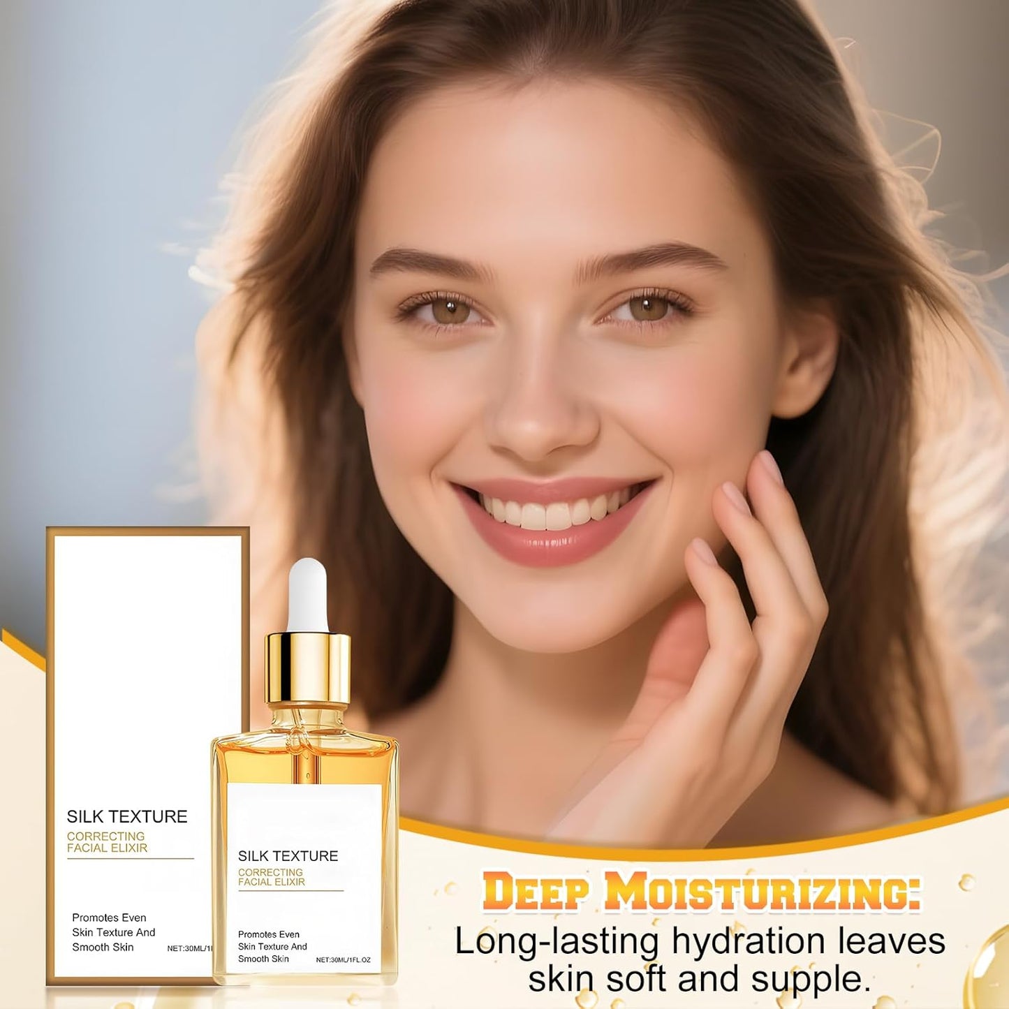 Silk Body Oil - Hydrating Perfume and Bath Oil with Vitamin E, Shea Butter, and Coconut Oil, 30ml