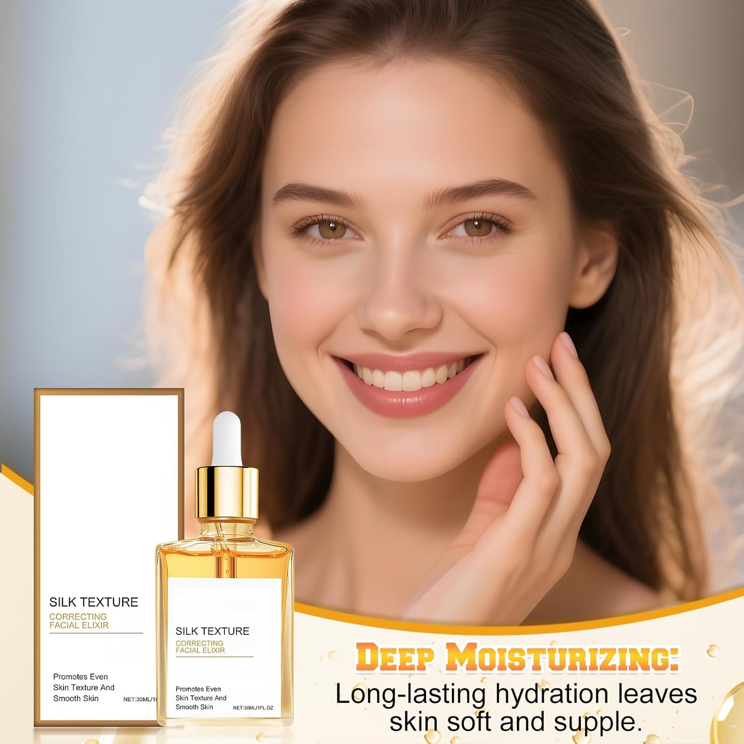 Silk Body Oil - Hydrating Perfume and Bath Oil with Vitamin E, Shea Butter, and Coconut Oil, 30ml