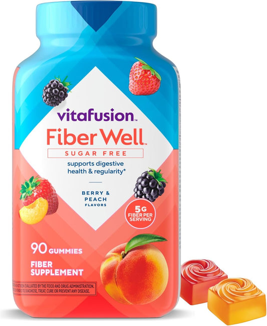 Fiber Well Gummy Vitamins - 90 Count (Packaging May Vary)