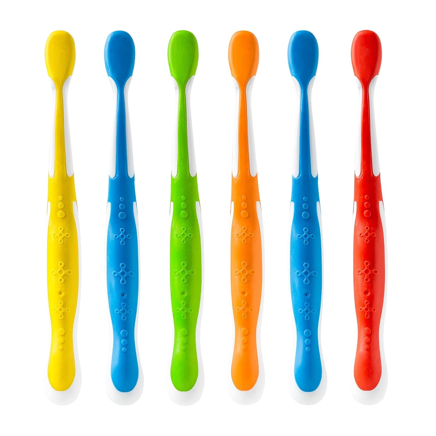 Hot Wheels Kids Toothbrush Set, Soft Bristles for Toddlers Ages 2-4, Pack of 6