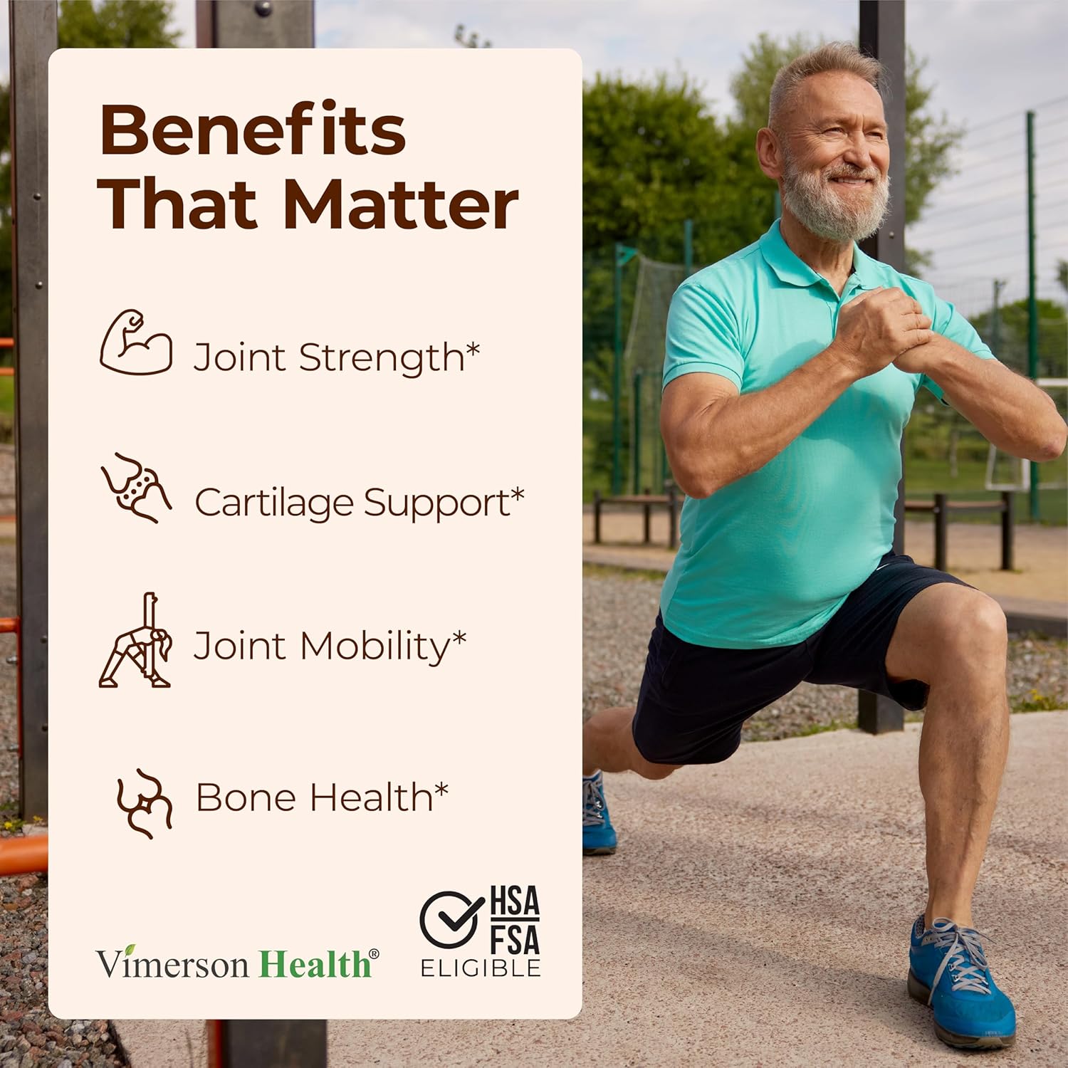 Glucosamine Chondroitin MSM Joint Support Supplement for Optimal Cartilage and Joint Health - 1500 mg Glucosamine Sulfate, Chondroitin, and MSM - 90 Capsules