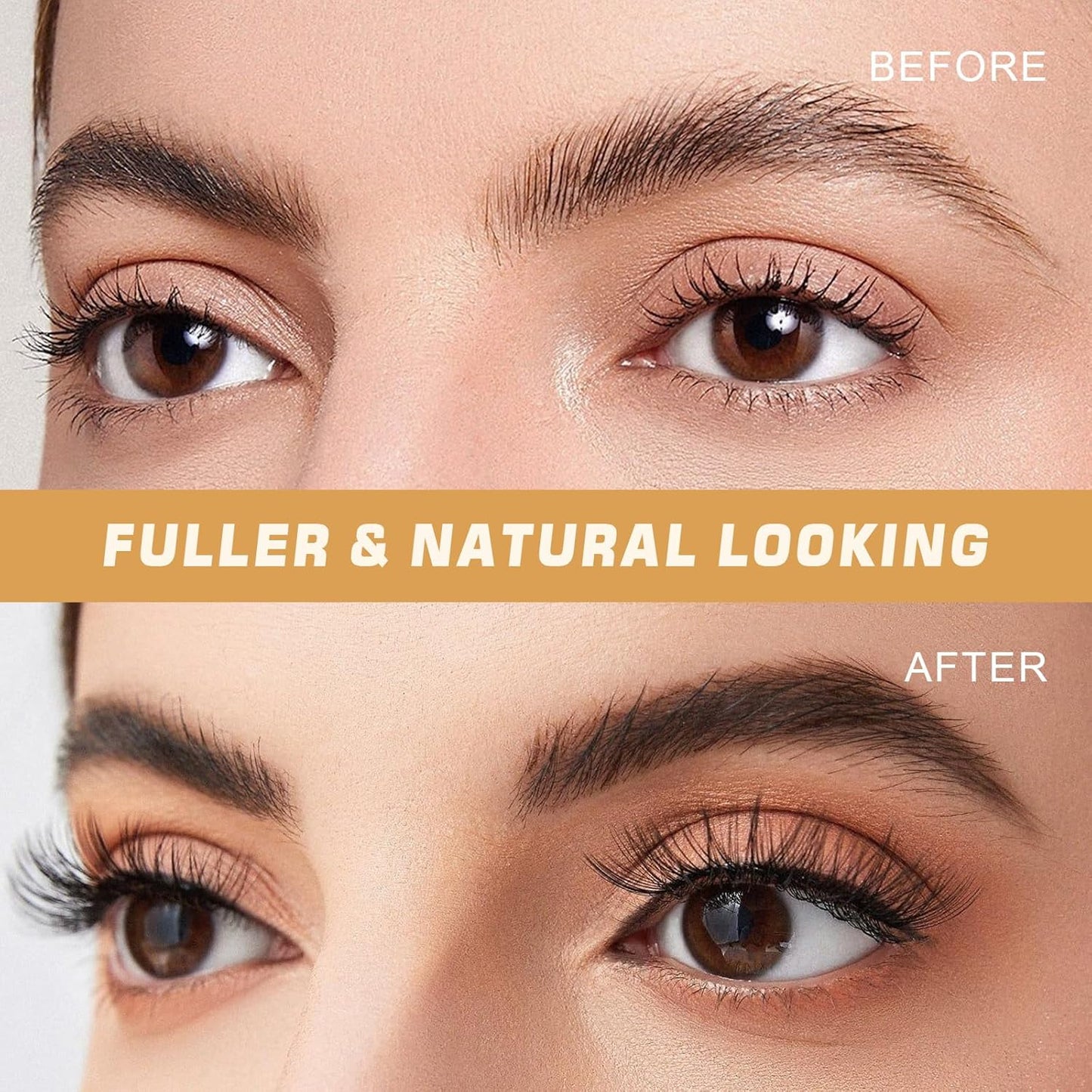 2-in-1 Eyelash & Eyebrow Tint Kit – Professional Lash & Brow Color for Natural Long-Lasting Results (Black, 7ml)
